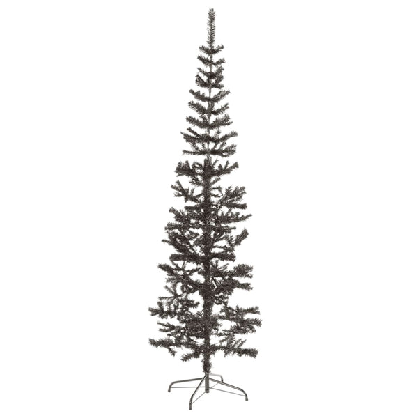 Schwarzer schlanker Weihnachtsbaum Etvin 210cm