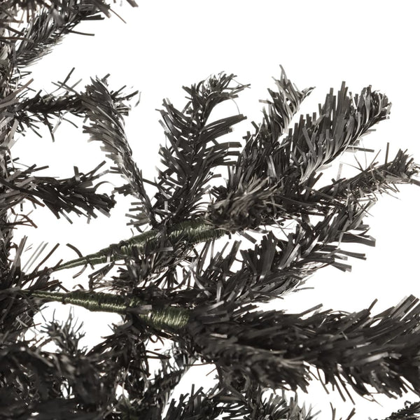 Schwarzer schlanker Weihnachtsbaum Etvin 210cm