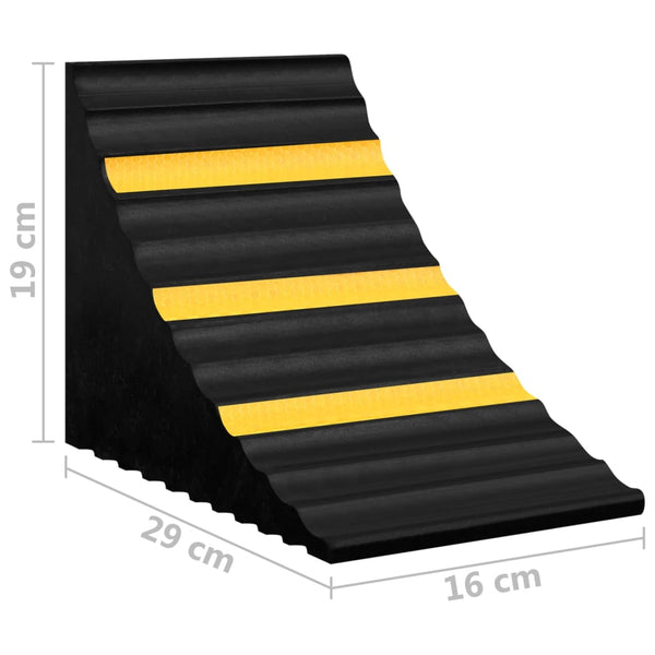 Radkeile Vicente 29x16x19cm (2 Stück Gummi)