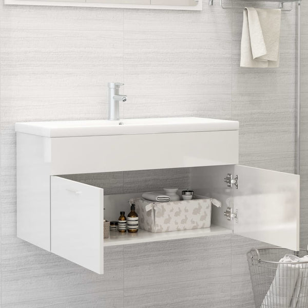 Valk Unterschrank mit integriertem Waschbecken Miercurean (Holz)