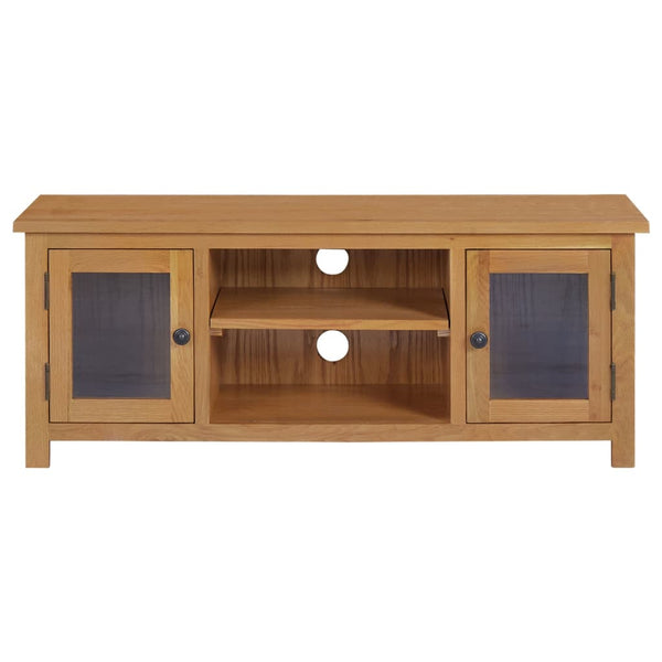 TV-Lowboard Octaviu 110x35x44cm (Massivholz Eiche)