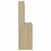 Tamm Schminktisch mit LED-Beleuchtung Steve 100x40x135cm (MDF)