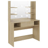 Tamm Schminktisch mit LED-Beleuchtung Steve 100x40x135cm (MDF)