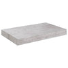 Betongraues schwebendes Wandregal Chan 23x23,5x3,8cm (MDF)