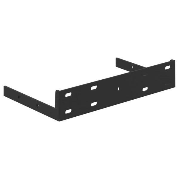 Betongraues schwebendes Wandregal Chan 23x23,5x3,8cm (MDF)