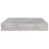 Betongraue schwebende Wandregale Chan 23x23,5x3,8cm (2 Stk. MDF)