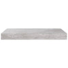 Betongraue schwebende Wandregale Chan 40x23x3,8cm (2 Stück MDF)