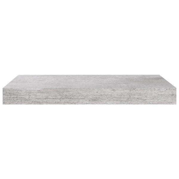 Betongraue schwebende Wandregale Chan 40x23x3,8cm (2 Stück MDF)