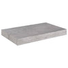 Betongraue schwebende Wandregale Chan 40x23x3,8cm (4 Stück MDF)