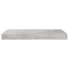 Betongraues schwebendes Wandregal Chan 50x23x3,8cm (MDF)