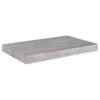 Betongraue schwebende Wandregale Chan 50x23x3,8cm (2 Stück MDF)