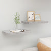 Betongraue schwebende Wandregale Chan 50x23x3,8cm (2 Stück MDF)