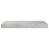 Betongraue schwebende Wandregale Chan 50x23x3,8cm (4 Stück MDF)