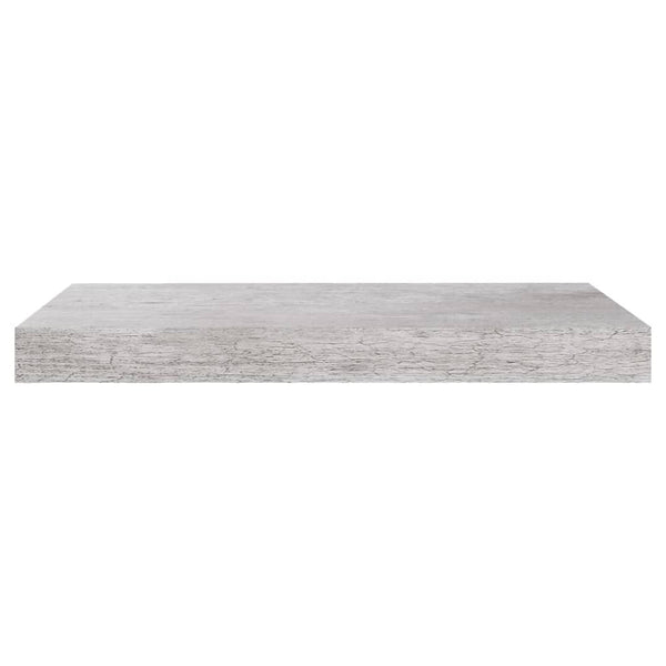 Betongraue schwebende Wandregale Chan 50x23x3,8cm (4 Stück MDF)