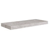 Betongraues schwebendes Wandregal Chan 60x23,5x3,8cm (MDF)