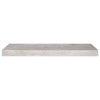Betongraues schwebendes Wandregal Chan 60x23,5x3,8cm (MDF)