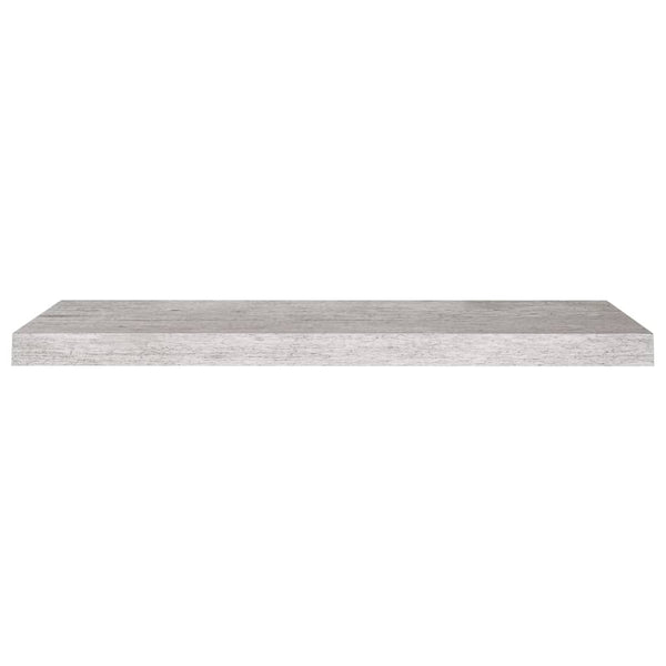 Betongraues schwebendes Wandregal Chan 80x23,5x3,8cm (MDF)