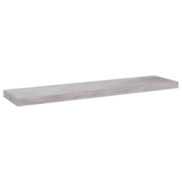 Betongraue schwebende Wandregale Chan 90x23,5x3,8cm (2 Stk. MDF)