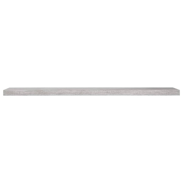 Schwebendes Wandregal Chan Betongrau 120x23,5x3,8cm (MDF)