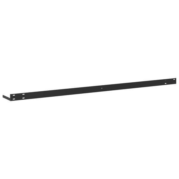 Betongraue schwebende Wandregale Chan 120x23,5x3,8cm (2 St. MDF)