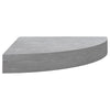Betongraue Wand-Eckregale Gopsa 25x25x3,8cm (2 Stück MDF)