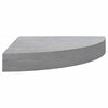Betongraue Wand-Eckregale Gopsa 35x35x3,8cm (2 Stück MDF)