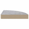 Betongraue Wand-Eckregale Gopsa 35x35x3,8cm (2 Stück MDF)