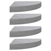 Wandeckregale in Betonoptik Gopsa 35x35x3,8cm (4 Stück MDF)