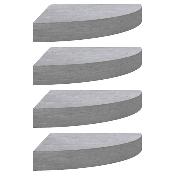 Wandeckregale in Betonoptik Gopsa 35x35x3,8cm (4 Stück MDF)