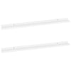 Wandregale Depe weiß 100x9x3cm (2 St.)