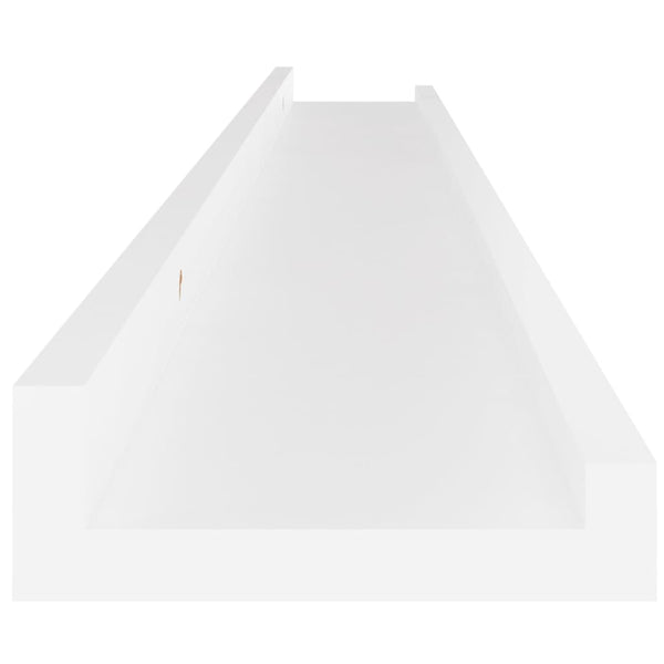 Wandregale Depe weiß 100x9x3cm (2 St.)