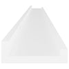 Depe Wandregale weiß 115x9x3cm (2 Stk.)