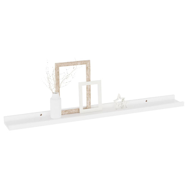 Depe Wandregale weiß 80x9x3cm (4 Stück)