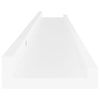 Depe Wandregale weiß 80x9x3cm (4 Stück)