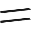Schwarze Wandregale Depe 100x9x3cm (2 Stk.)