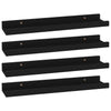 Schwarze Wandregale Depe 40x9x3cm (4 Stk.)
