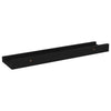 Schwarze Wandregale Depe 40x9x3cm (4 Stk.)