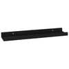 Schwarze Wandregale Depe 40x9x3cm (4 Stk.)