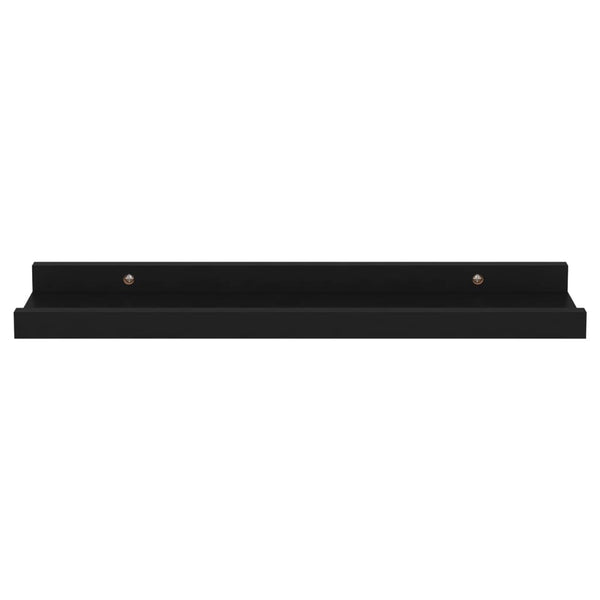 Schwarze Wandregale Depe 40x9x3cm (4 Stk.)