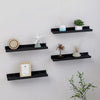 Schwarze Wandregale Depe 40x9x3cm (4 Stk.)