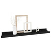 Schwarze Wandregale Depe 60x9x3cm (4 Stk.)