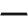 Schwarze Wandregale Depe 60x9x3cm (4 Stk.)