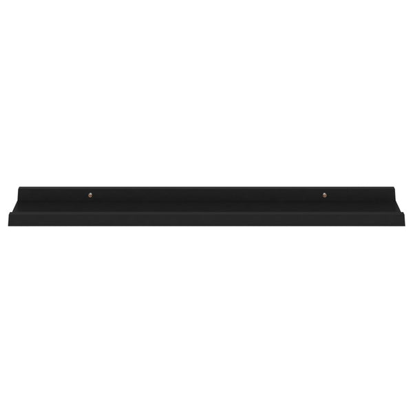 Wandregal Depe Schwarz 80x9x3cm (4 Stück)