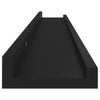 Wandregal Depe Schwarz 80x9x3cm (4 Stück)