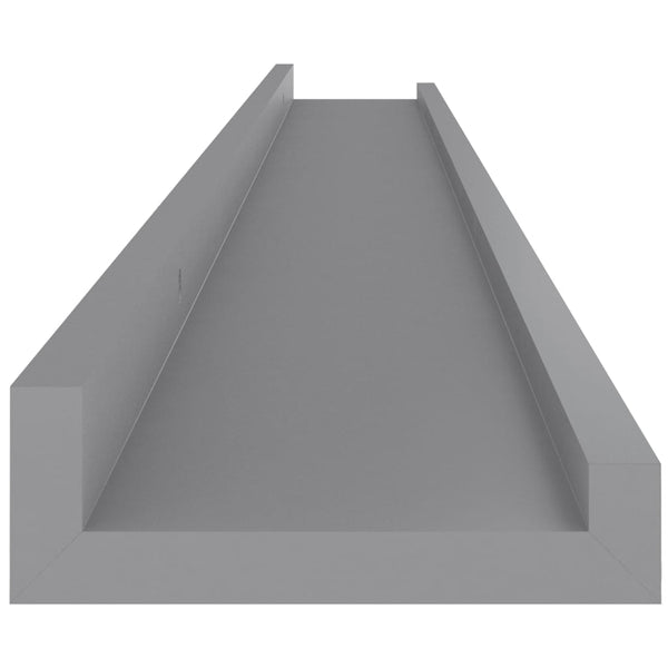 Graue Wandregale Depe 100x9x3cm (2 St.)