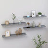 Graue Wandregale Depe 60x9x3cm (4 Stk.)