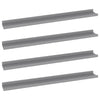 Graue Wandregale Depe 80x9x3cm (4 Stück)
