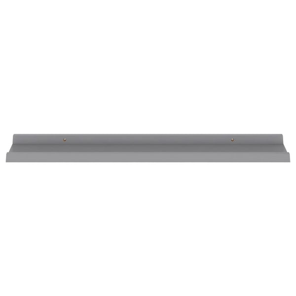 Graue Wandregale Depe 80x9x3cm (4 Stück)