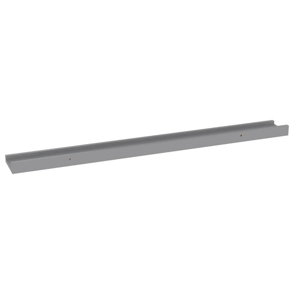 Graue Wandregale Depe 80x9x3cm (4 Stück)
