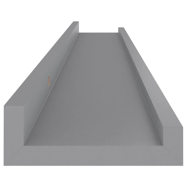 Graue Wandregale Depe 80x9x3cm (4 Stück)